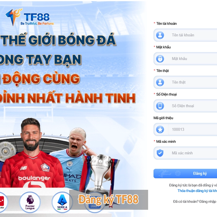 Đăng ký TF88: Tạo tài khoản nhanh chỉ với 3 phút