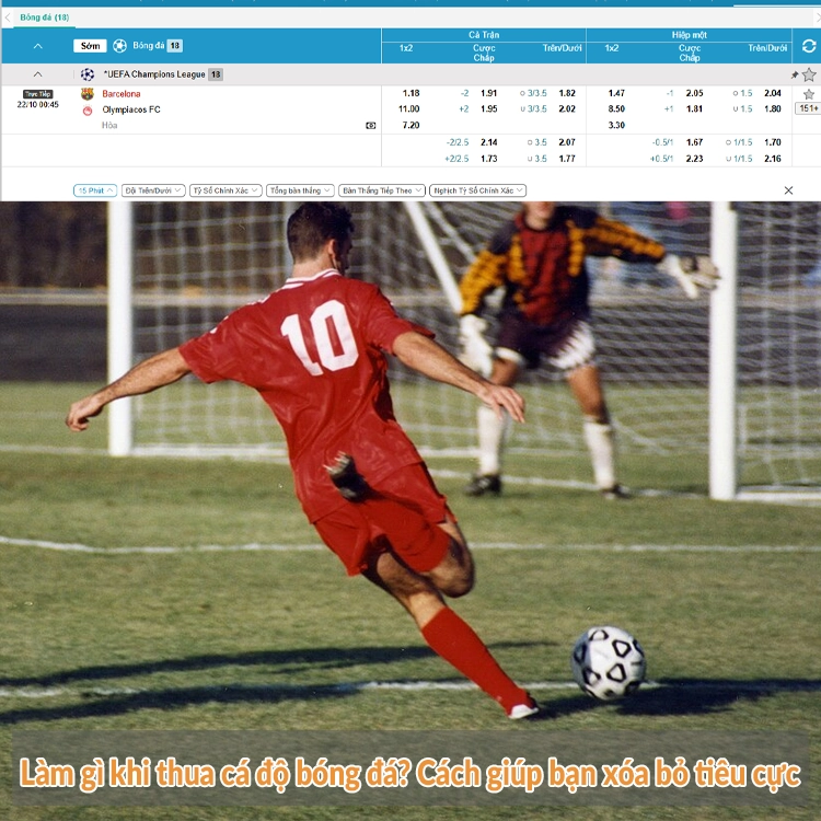 Làm gì khi thua cá độ bóng đá - Cách giúp bạn xóa bỏ tiêu cực
